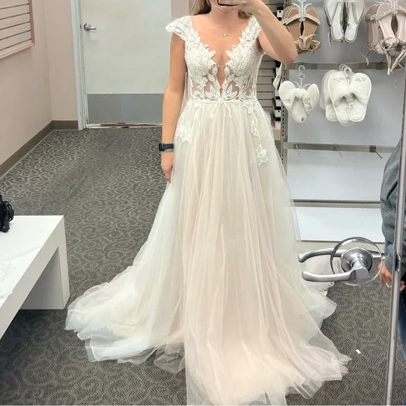 David's Bridal | Dresses | Davids Bridal Wedding Dress | Poshmark